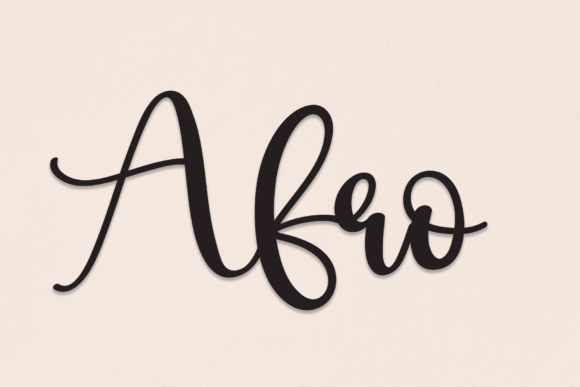 Afro: A Handwritten Font That Elevates Your Brand with Personality