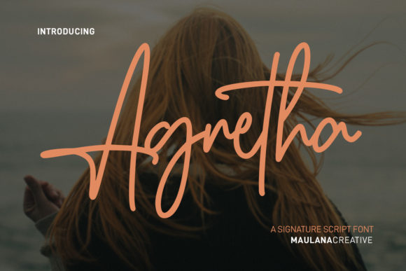 Agretha: Elevating Editorial Design with a Signature Script Font