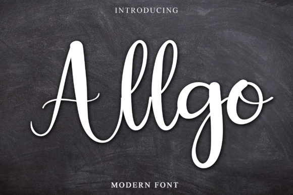 Allgo: A Fresh Script Amp Font for Modern Campaign Design