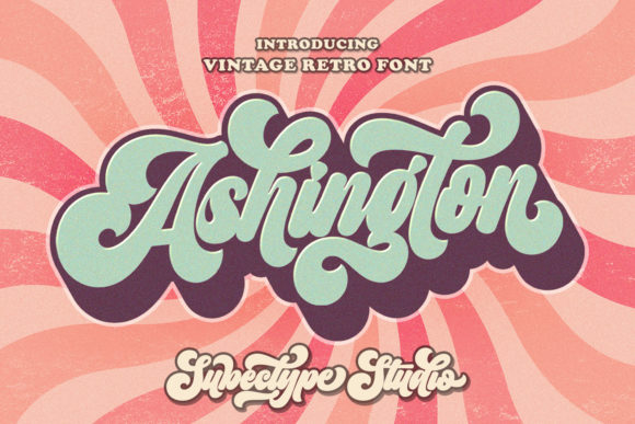 Ashington: A Bold Script Font for Editorial Design and Digital Publishing
