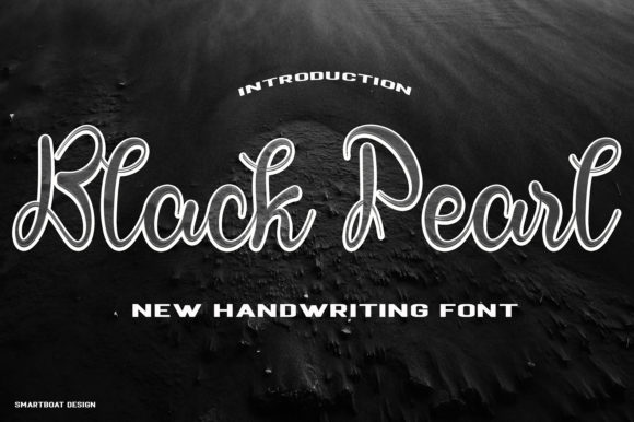 Black Pearl: A Graceful Script Font for Crafters and Product Designers