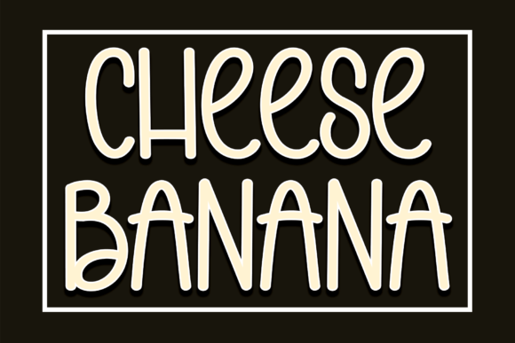 Cheese Banana: A Relaxed Handwritten Font for Modern Web Design