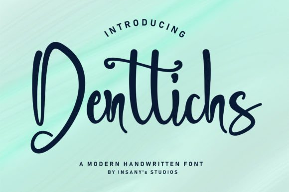 Choosing Dentlichs: A Sweet Handwritten Font for Modern Web Design