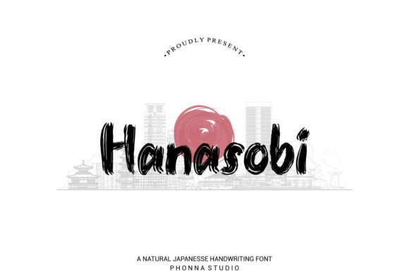 Hanasobi: A Bold Handwritten Font for Expressive Branding