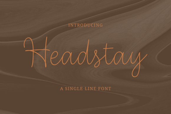 Headstay: A Refined Script Font for Modern Branding Projects