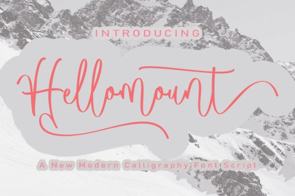 Hellomount: A Script Font for Modern Brand Campaigns and Digital Visuals