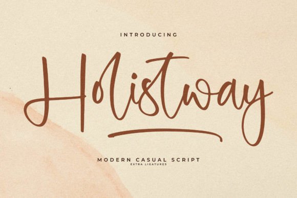 Holistway: A Modern Script Font for Scroll-Stopping Digital Campaigns