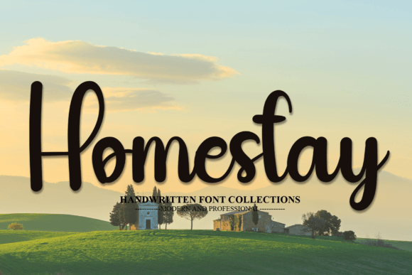 Homestay: A Sweet Handwritten Font for Joyful Branding Projects