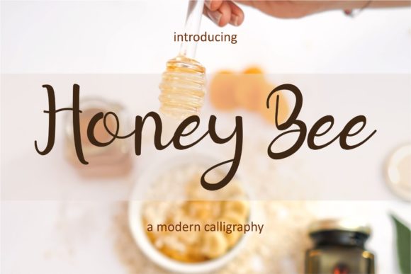 Honey Bee: A Modern Script Font That Elevates Campaign Visuals