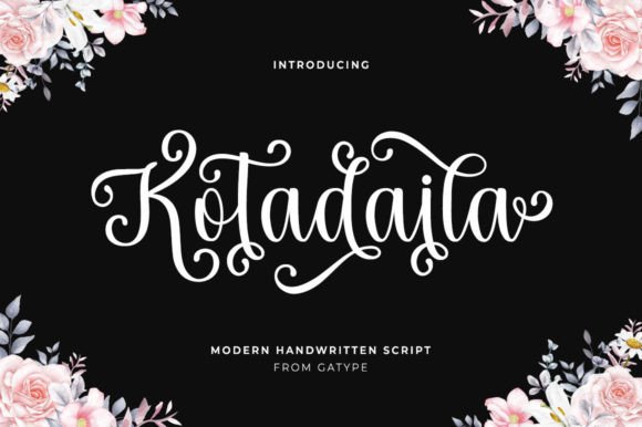 Kotadaila: A Script Font That Elevates Branding with Elegance