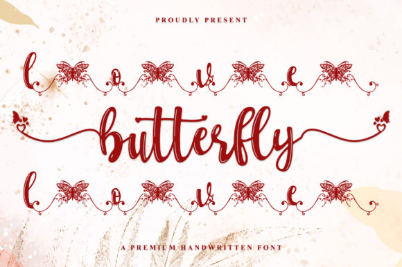 Love Butterfly: A Romantic Script Font for Luxury Brand Campaigns
