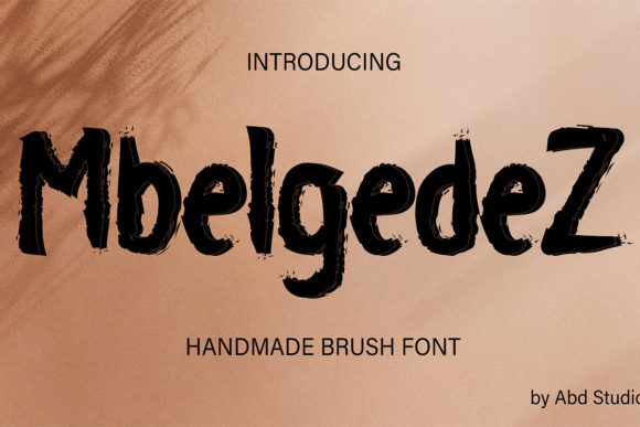 MbelgedeZ: A Natural Script Font for Elegant Editorial Design