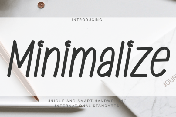 Minimalize Font: Elevating Web Design with Elegant Script Typography