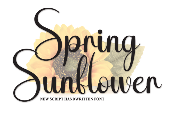 Spring Sunflower: A Handwritten Font That Builds Trust in Your Brand