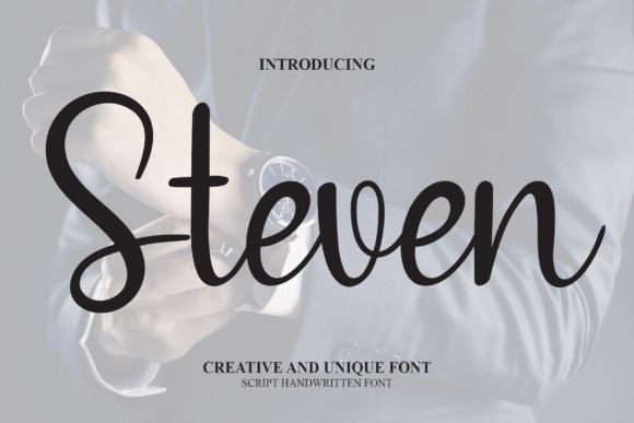Steven: A Timeless Handwritten Font for Real Branding Projects