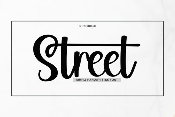 Street: A Handwritten Font That Elevates Editorial Design