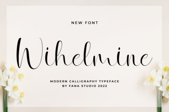 Wihelmine: A Stylish Script Font for Modern Branding Projects