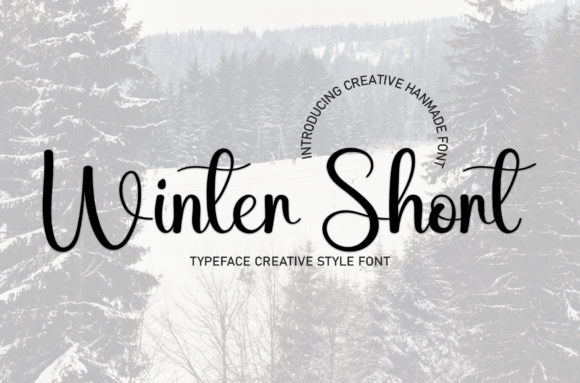 Winter Short: A Handwritten Font for Modern Marketing and Digital Design